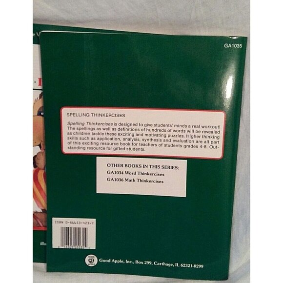 Homeschool Lot Grade 4 to 8 Workbook Spelling Reading Resource Thinkercises - Picture 3 of 9